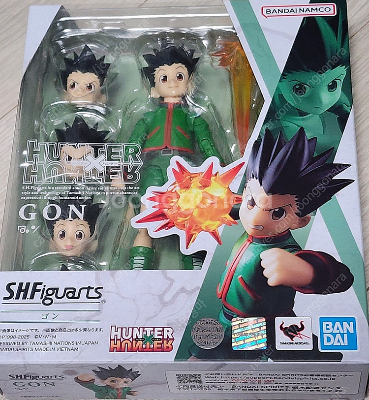 헌터x헌터 S.H.Figuarts 곤 (미개봉)--0