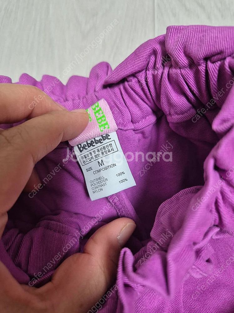 베베베베 사과반바지 m--4