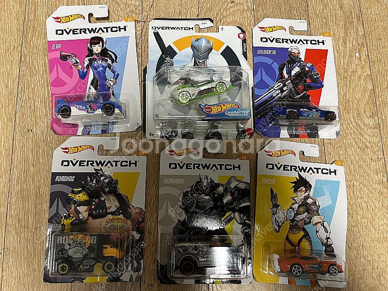 [급처] 오버워치 핫휠 6종--0