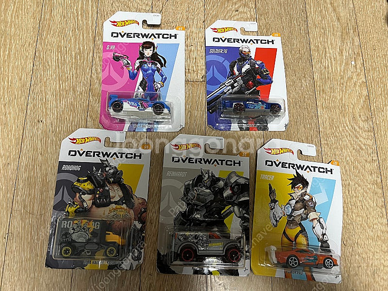 [급처] 오버워치 핫휠 6종--2