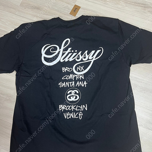 [XL]Stussy World Tour T-Shirt Black 2025