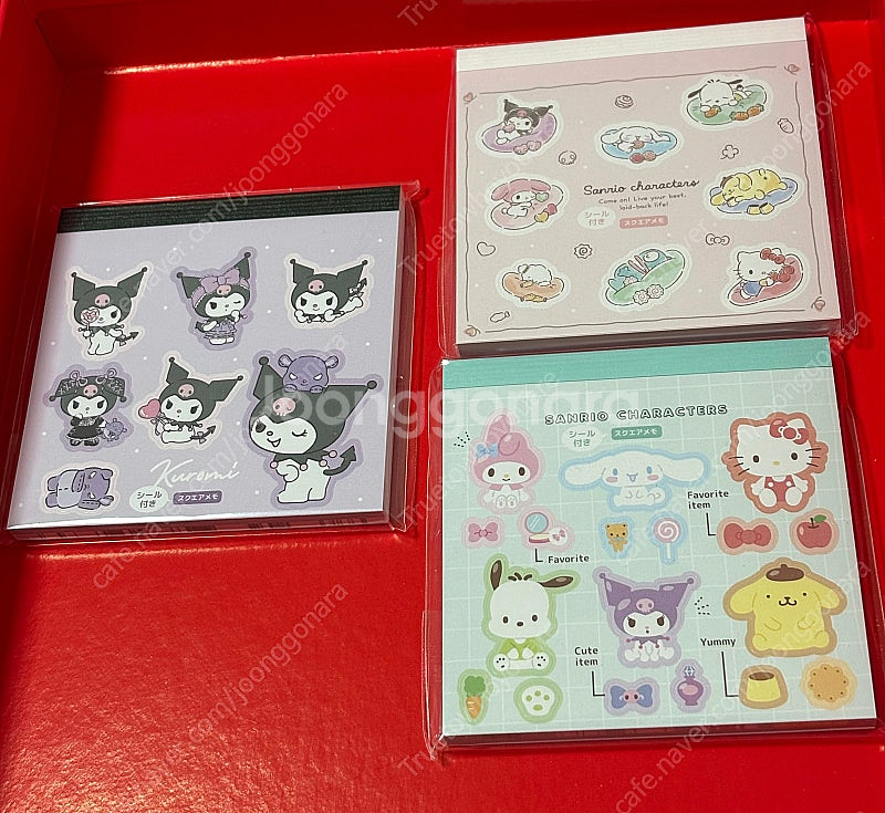 헬로키티 산리오 플레이크씰 스티커, 스티커 메모지 산리오 떡메--2