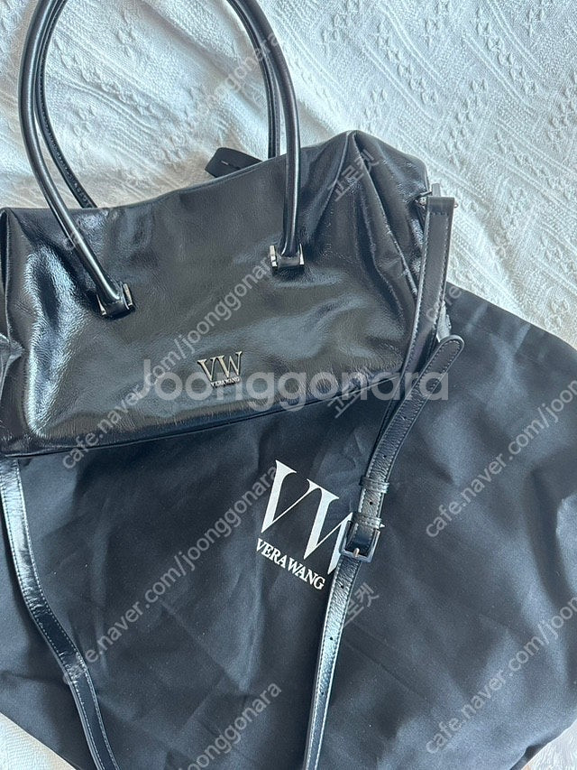 베라왕 토트 가죽 가방 새상품 크로스백--0