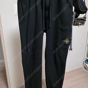 스톤아일랜드 블랙 스웻조거 팬츠 L( 32-36) 팝니다.