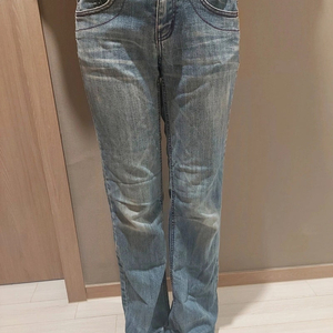 여성 여자 청바지 데님