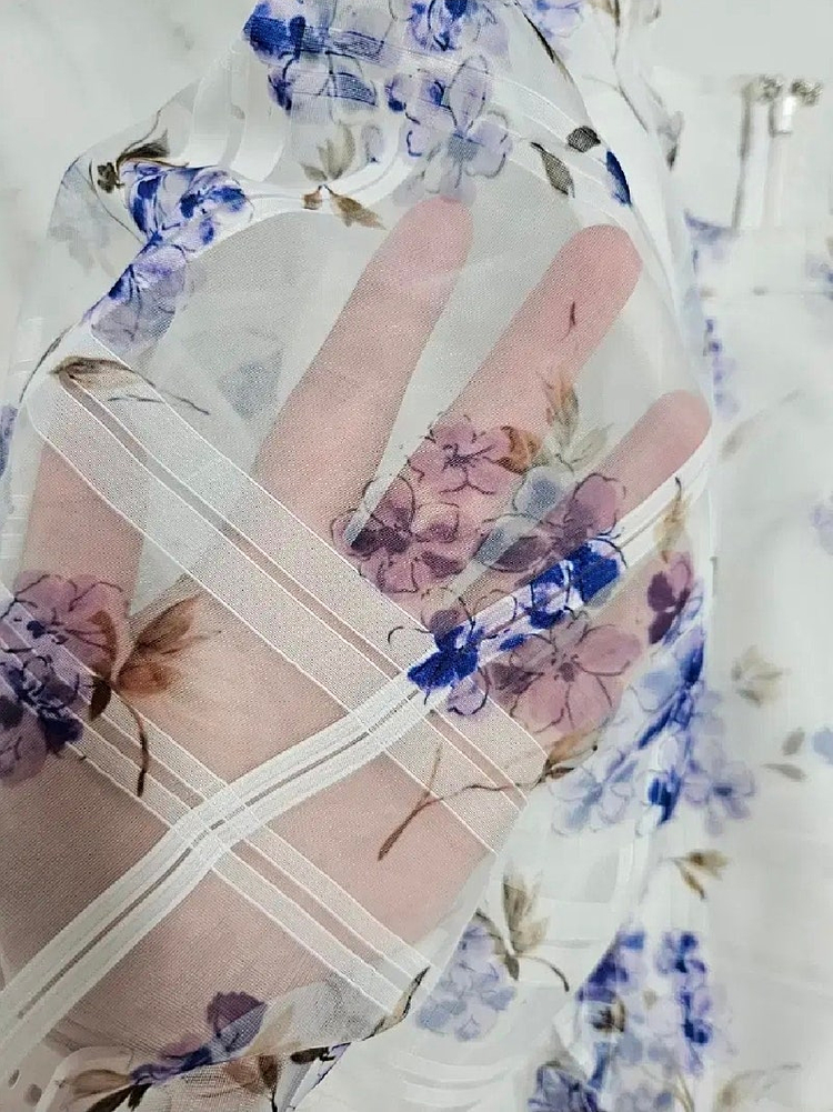 임블리 [VELYTED EDITION] 체크플라워 프릴롱원피스 이미지