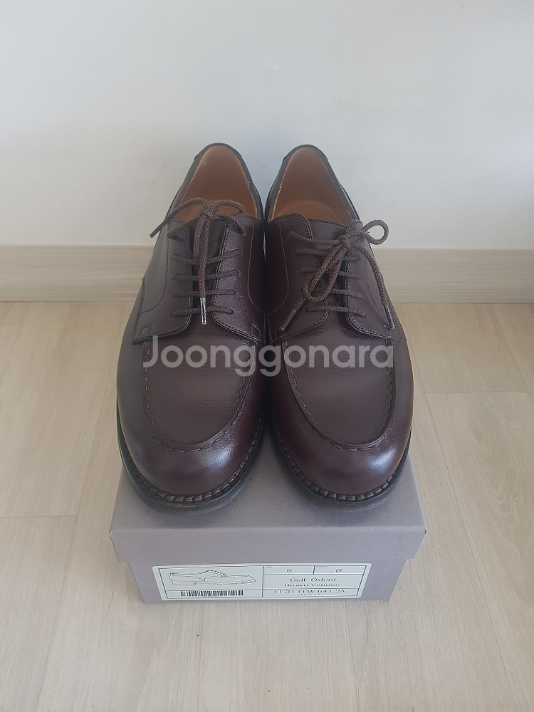 JM WESTON 웨스통 골프 641 다크브라운 6D--2