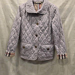 버버리 퀼팅 얇은 패딩 자켓 여성용 XS (44)