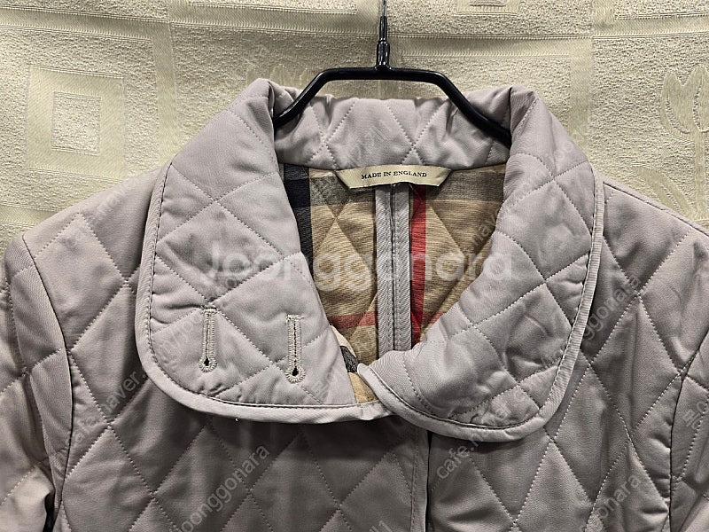 버버리 퀼팅 얇은 패딩 자켓 여성용 XS (44)--2