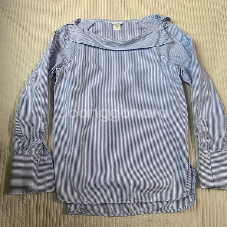 클럽모나코 오프숄더 셔츠 스트라이프--2