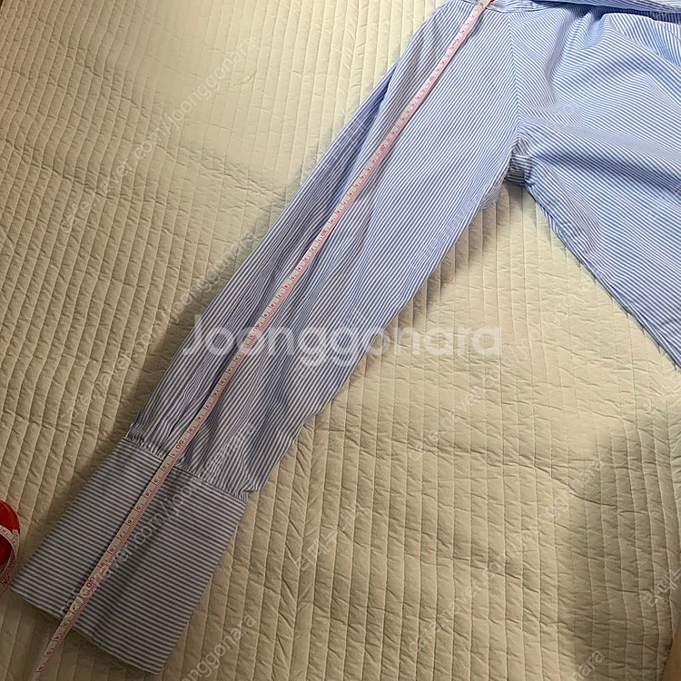 클럽모나코 오프숄더 셔츠 스트라이프--5