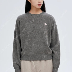 단톤 크루넥 니트 라이트 그레이 34 판매