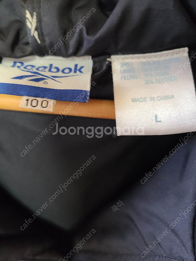 리복 남성 오리털 덕다운 패딩 100 / L--2