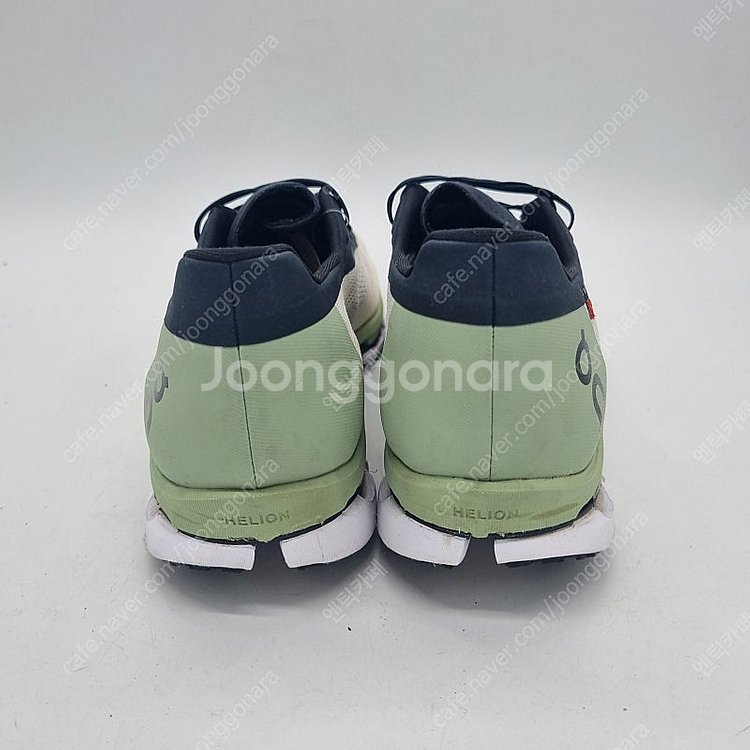 온 러닝 클라우드 붐 화이트/블랙/그린 남성 280mm--5