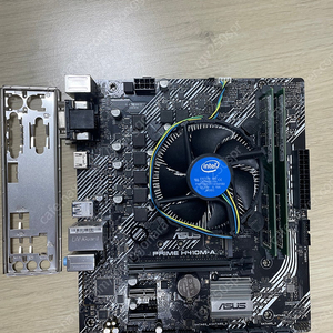 i3 10100f , PRIME H410M-A , 삼성 ddr4 16기가