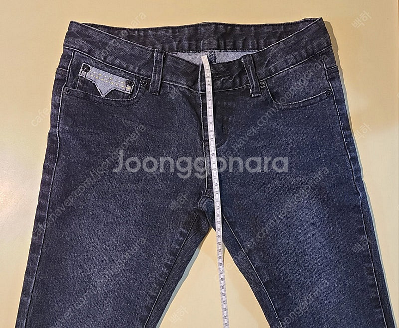 여성 스키니진 S 진한 남색 (허리 단면 35cm)--0