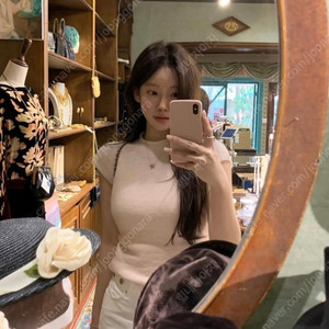 리즈(leeds) 블라썸 니트 핑크 새상품