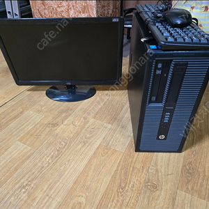 사무용 pc 모니터 키보드 마우스 포함