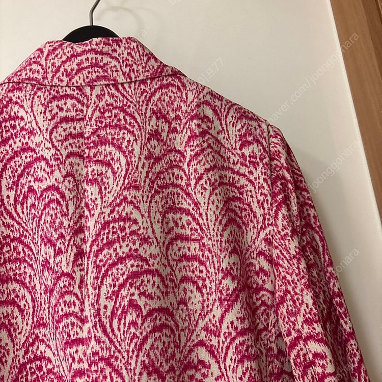 바네사브루노 아떼 실크100% 핑크 고풍 자켓 하객룩 출근룩 결혼식 이미지