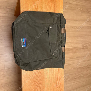 파타고니아 왁스 캔버스 토트백 가방 그린