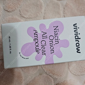 비비드로우 나이아신 어니언 올 클리어 앰플 40ml