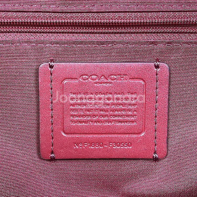 코치 COACH 레드 가죽 여성 백팩 가방--8