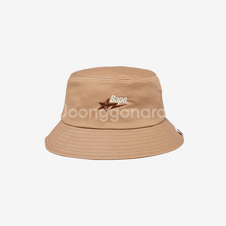 베이프 BAPE 로고 버킷햇 벙거지 모자--0