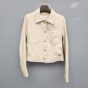 maje 마쥬 아이보리 천연 양가죽 자켓/한섬 타임 마인 미샤 구호 랑방 띠어리 쟈딕앤볼테르 마쥬 산드로 코스 듀엘 시스템 폴로 랄프로렌 럭키슈에뜨