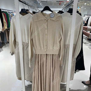 마인 니트 레이어드 원피스 구함