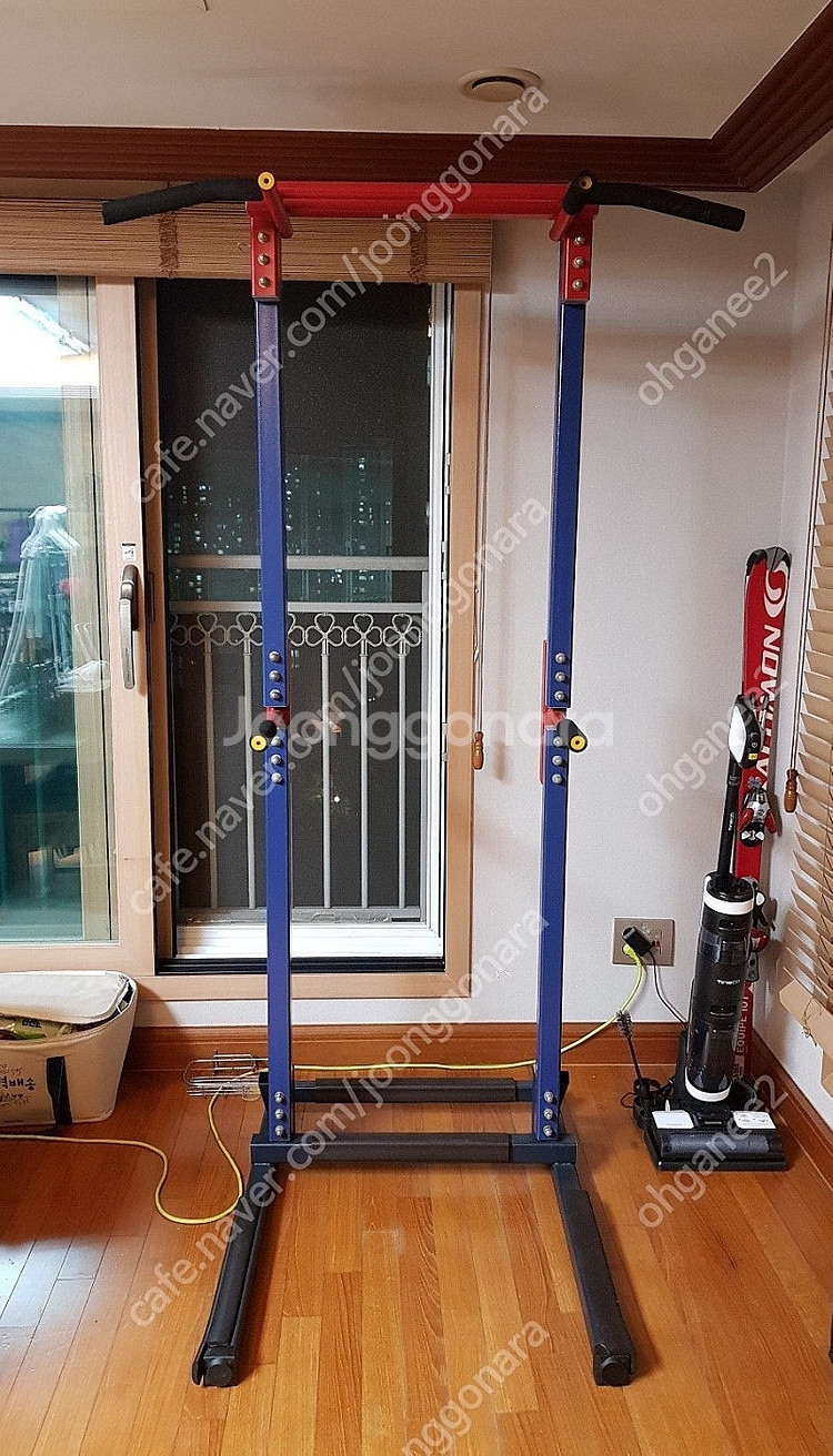 힘콩 재미어트 몬스터 철봉 (치닝디핑)--0