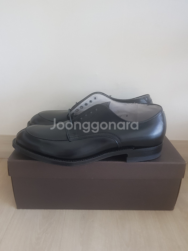 알든 V-Tip 카프 블랙 모디파이드 라스트 6.5E 새상품--2