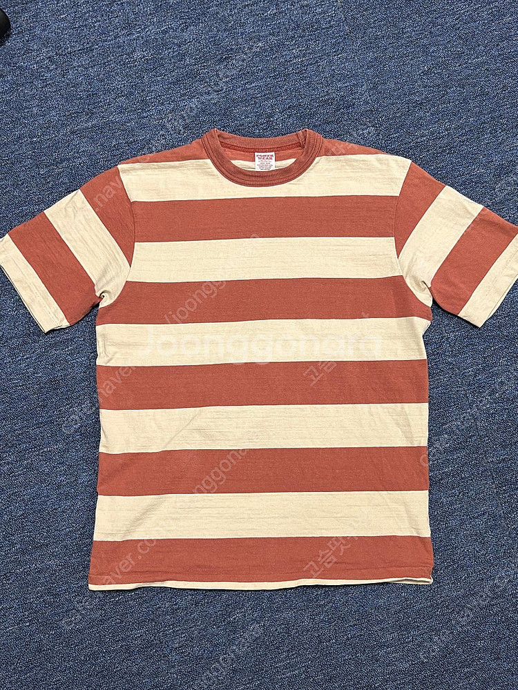 (M)프리휠러스 파워웨 모터사이클 스트라이프 티셔츠--0