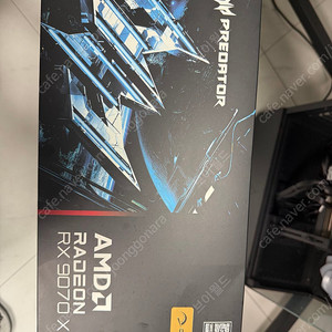 급처 rx9070xt 그래픽카드 신품 수준