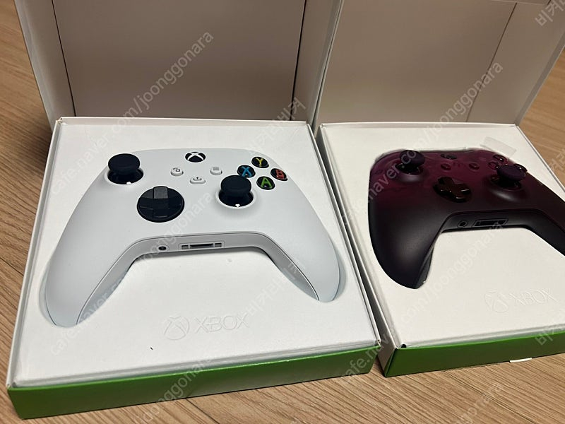 새제품) 엑박 패드 2개 일괄 xbox 엑스박스 컨트롤러 무선--4