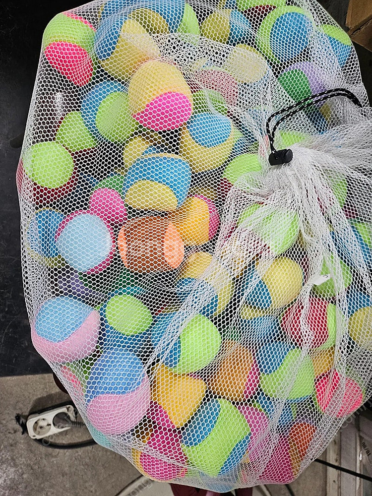 유아체육교구 솜공/벨크로공 새제품 150개 택포--1