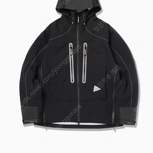앤드원더 퍼텍스 쉴드 레인자켓 블랙 Andwander pertex shild Rain jacket 새제품 L 사이즈 100-103 (국내판)