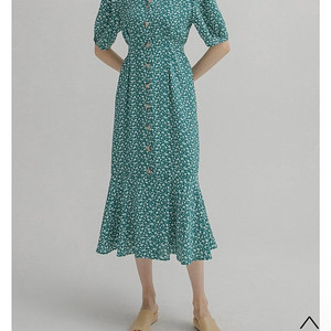 나인 쇼핑몰에서 구매한 그린 원피스 판매합니다