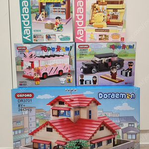 도라에몽,짱구,폼폼푸린 레고