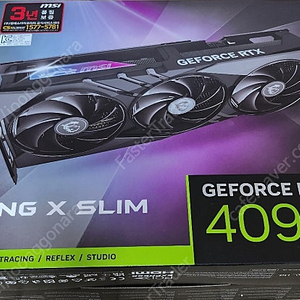 MSI RTX 4090 SLIM X TRIO 판매합니다