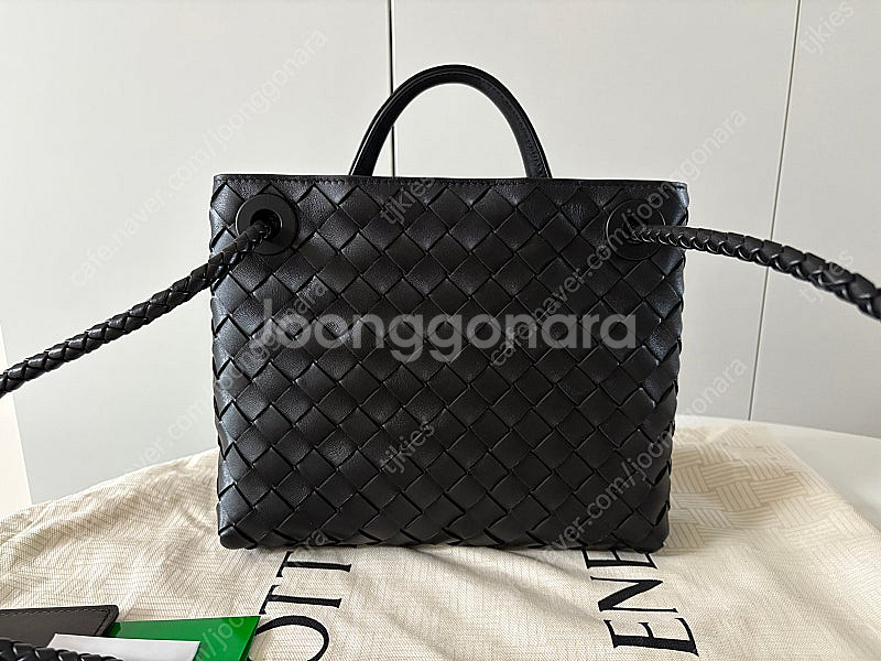 (정품) 보테가베네타 안디아모 스몰 블랙(실버)--2