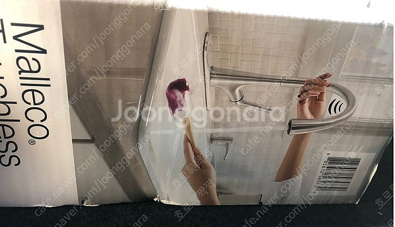 새제품 / 콜러 / 말레코 터치리스 거위목 센서작동 풀다운 주방 수전 / 무광--2