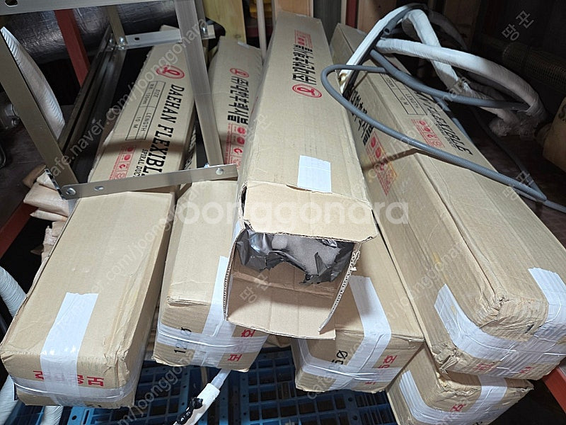 보온 후렉시블 닥트 125미리--1