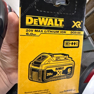(미개봉)DeWALT 디월트 20v 6ah 밧데리 6암페아 DCB186 팜