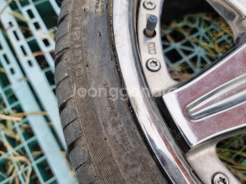 19인치 일본제조 WORK LS406 정품 크롬휠타이어--6
