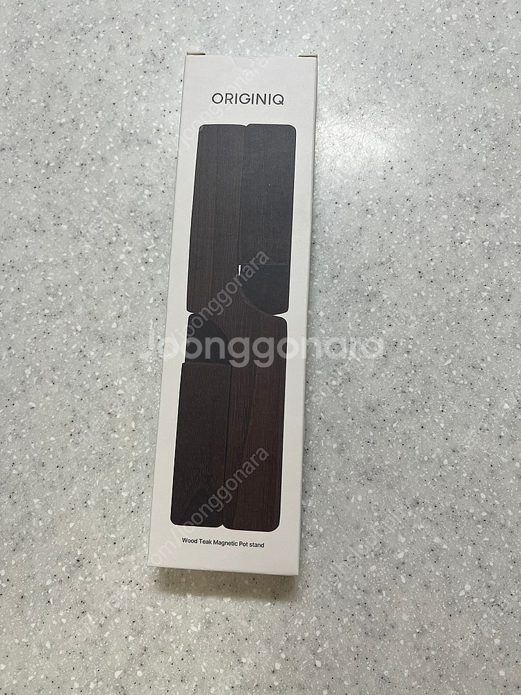 오리지니크 탄화티크 마그네틱 나무 냄비 받침--3