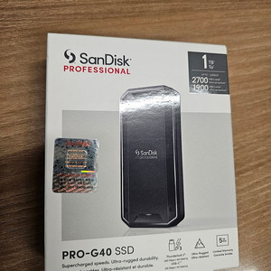샌디스크 Prof. SSD PRO-G40 1TB