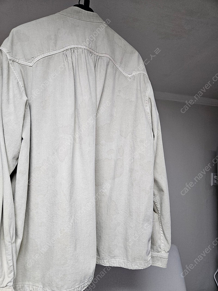 타임옴므 데님차이나카라 셔츠자켓--1