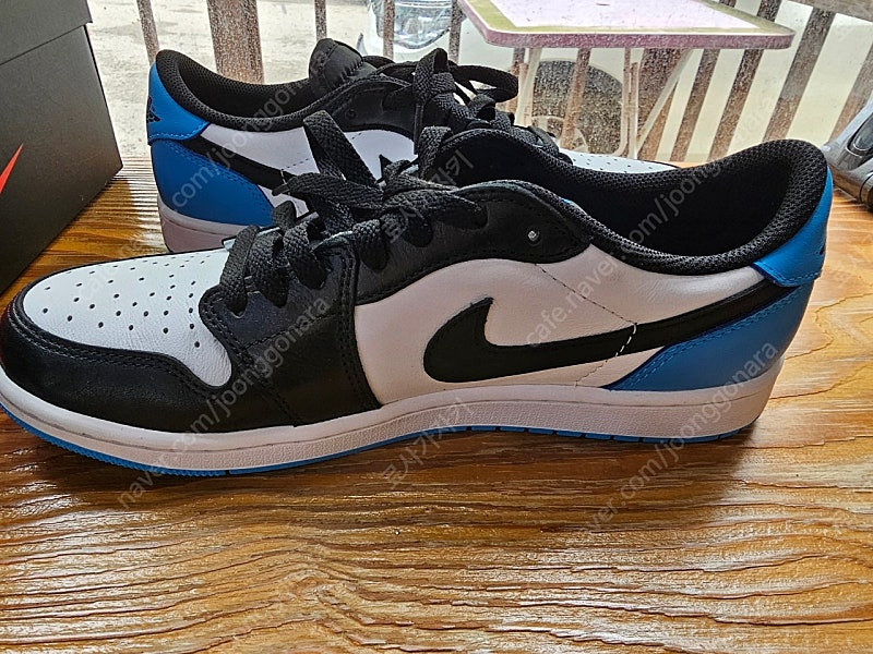 정품 나이키 조던 덩크로우 다크파우더블루280판매합니다 이미지