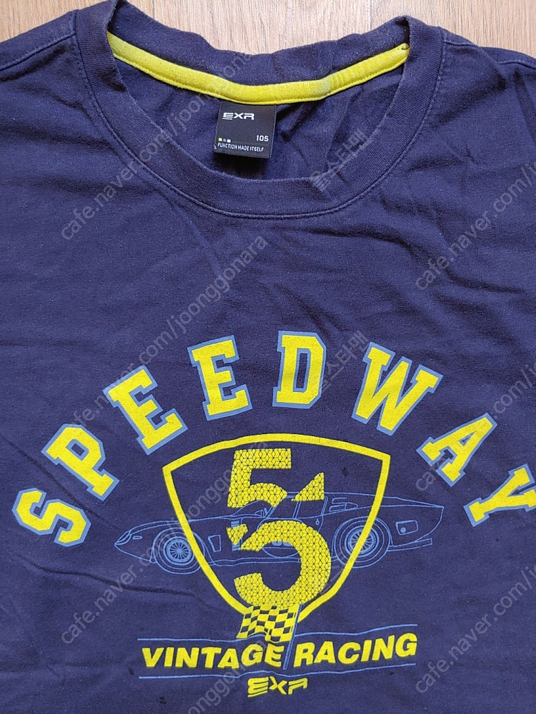 EXR 레이싱 스피드웨이 그래픽 반팔티 105(네이비색) 입니다--1