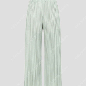 플리츠플리즈 바지 6월 먼슬리 팬츠 파스텔그린 3사이즈